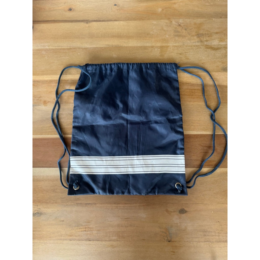 Converse Navy White Drawstring Backpack One Size - Picture 2 of 2